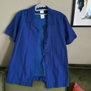 Blair 2-piece Royal Blue Top Set Size Large